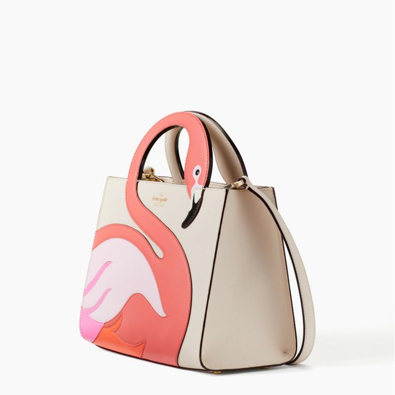 Kate spade by shop the pool flamingo bag