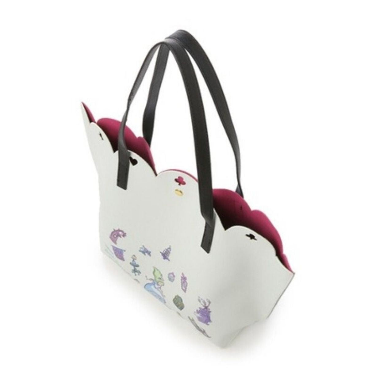 Alice in Wonderland Ivory and Morning Dawn Tote