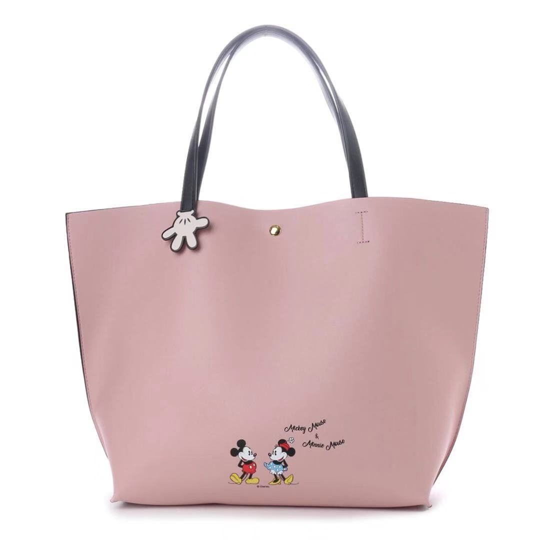 COLORS By Jennifer Sky Mickey Mouse and Minnie Mouse Tote Bag