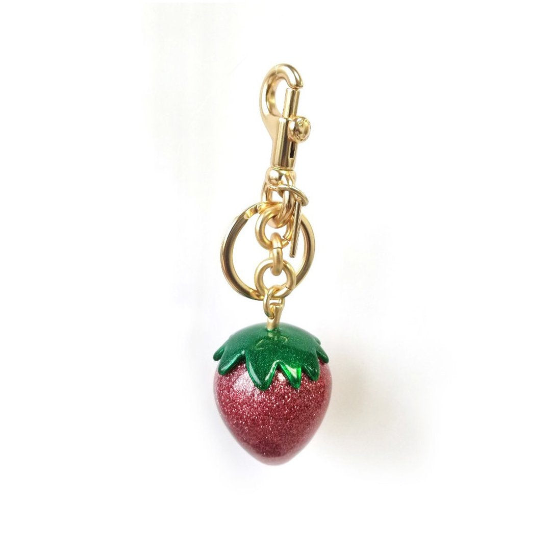 CoachStrawberryBagCharm-