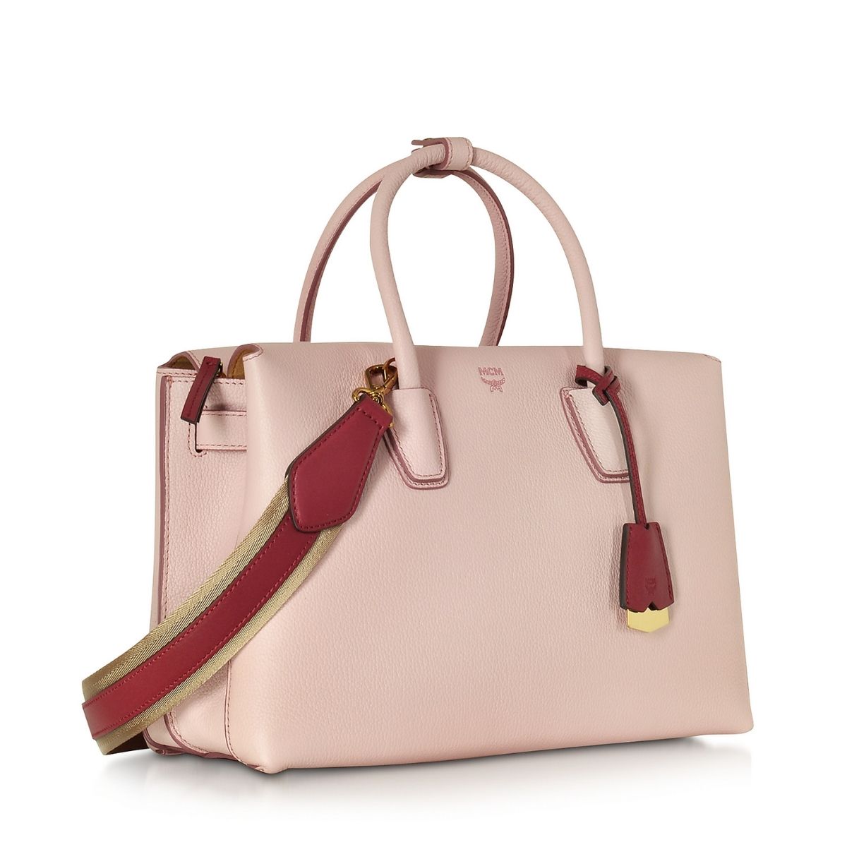 Milla Medium Leather Pale Mauve Tote Bag - Seven Season