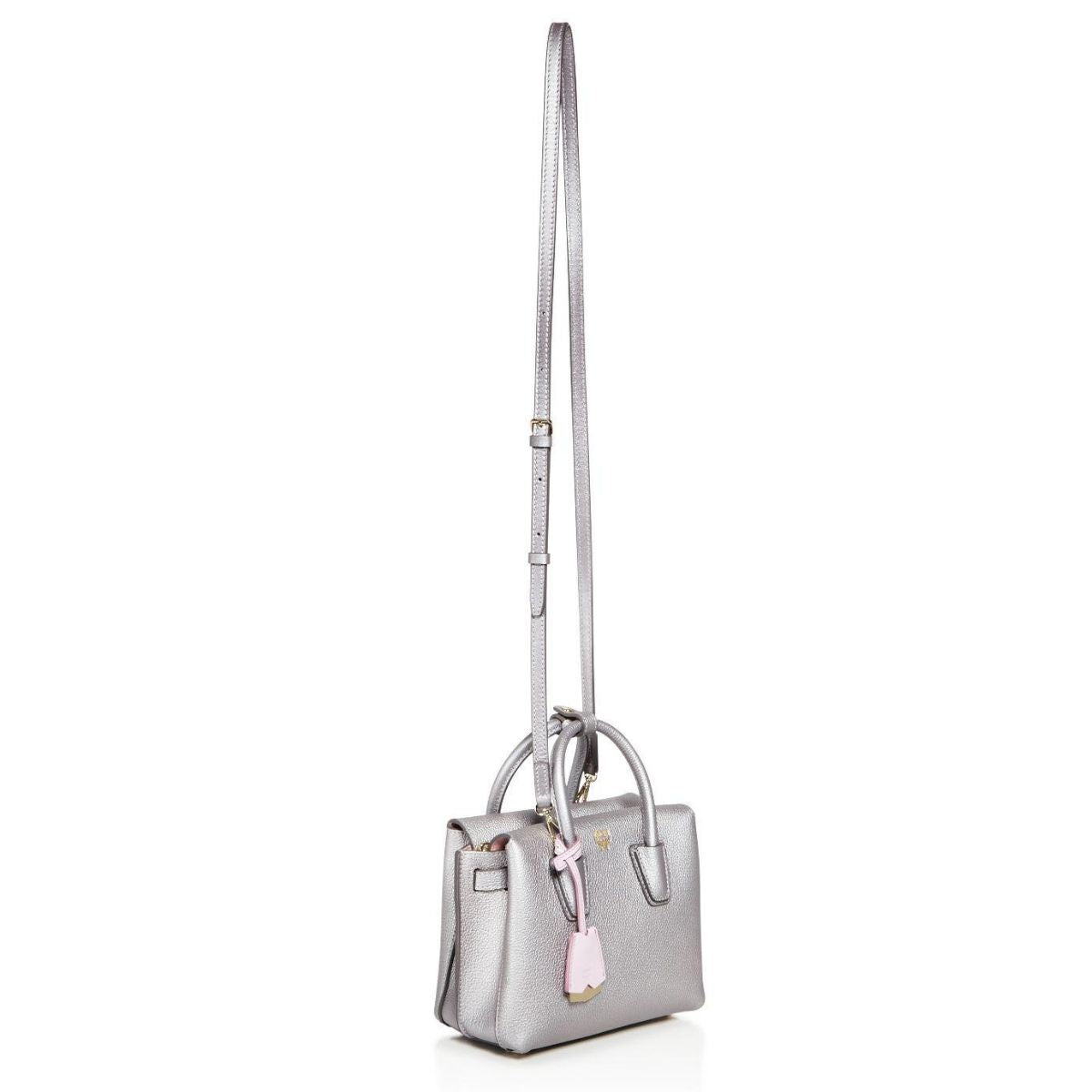 Silver top mcm tote