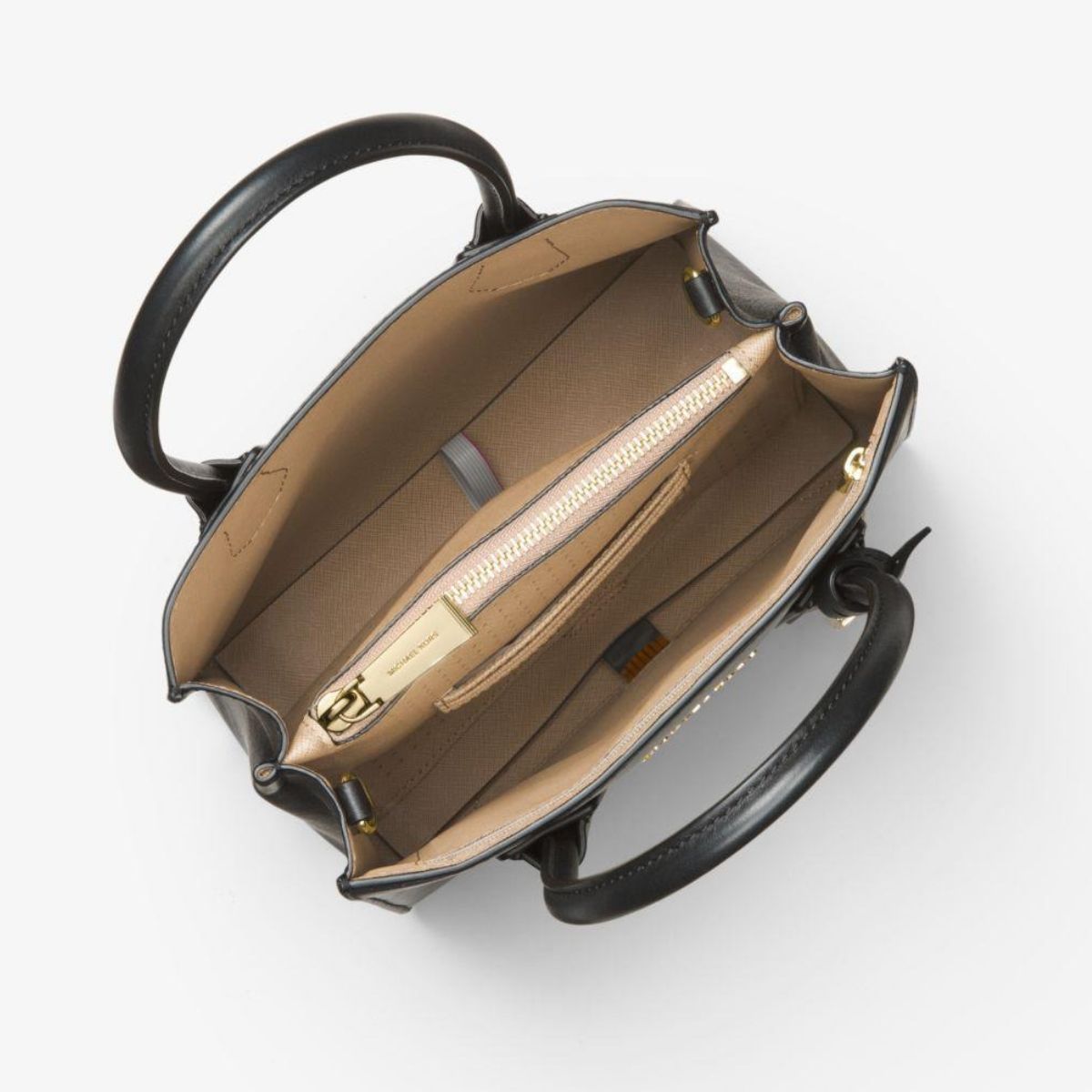 Mercer leather crossbody top