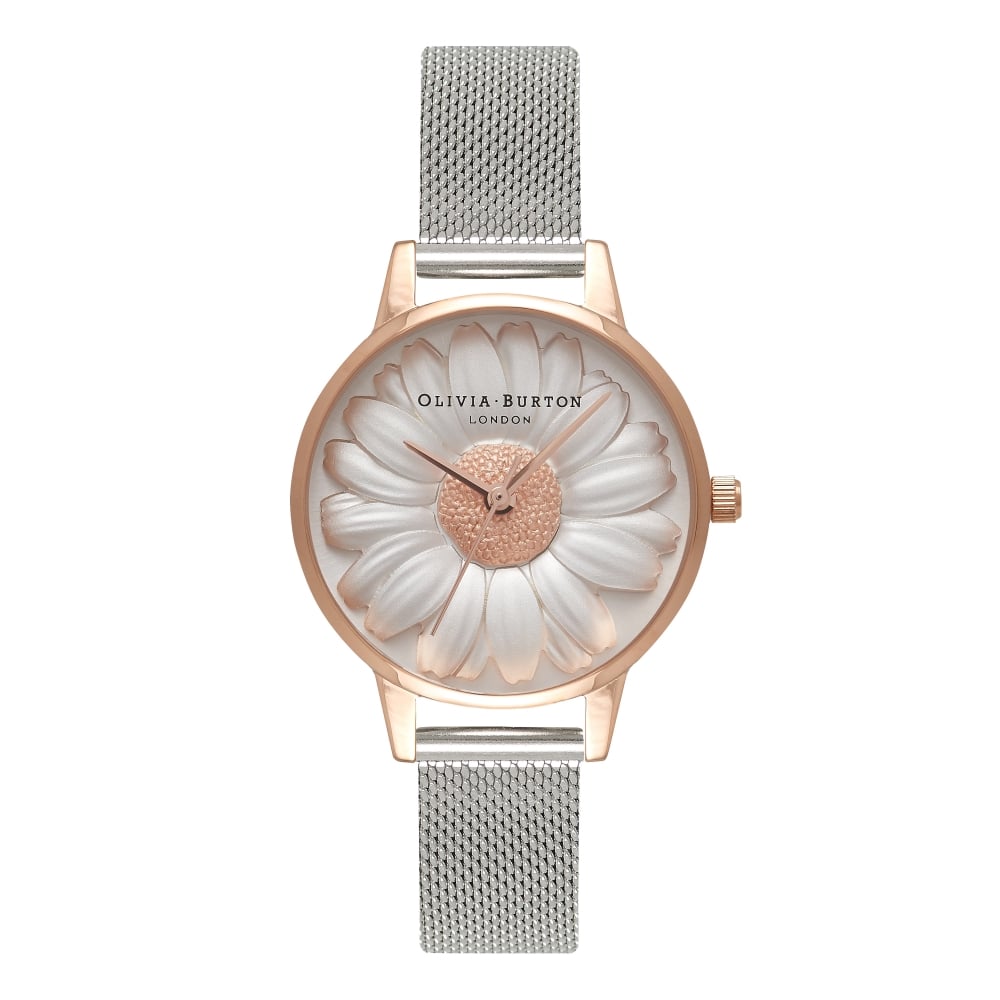 Midi dial rose gold mesh bracelet watch strap sale