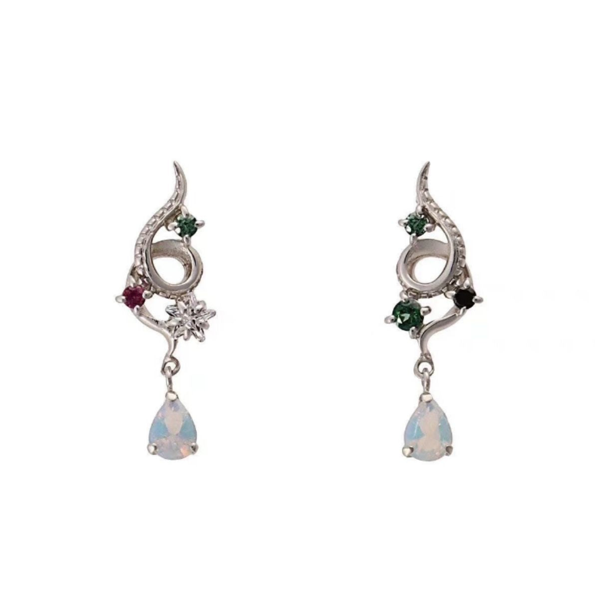 Harry potter slytherin earrings 2025