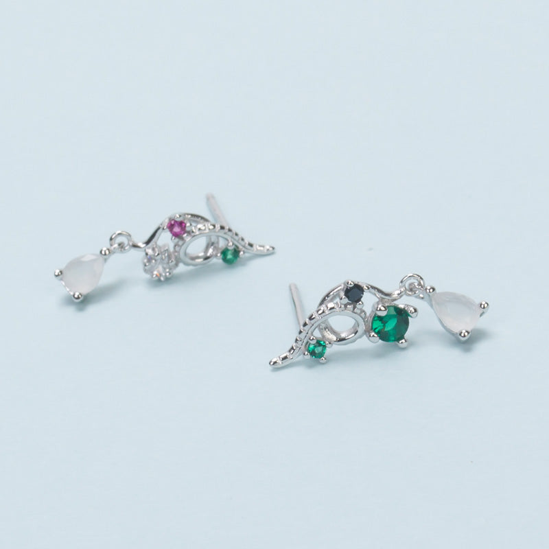 Harry potter cheap slytherin earrings