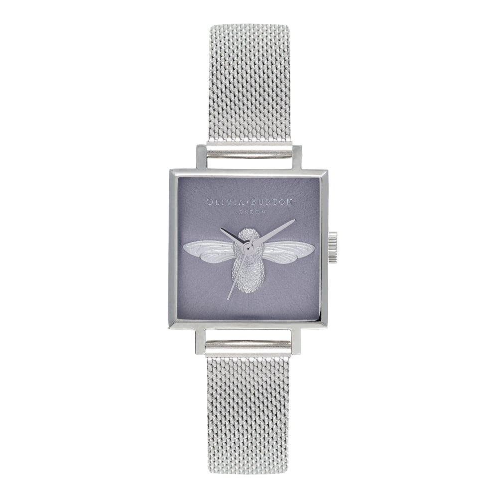 Sunray dial midi cheap dial silver mesh