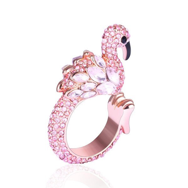 Bird s The Word Flamingo Ring