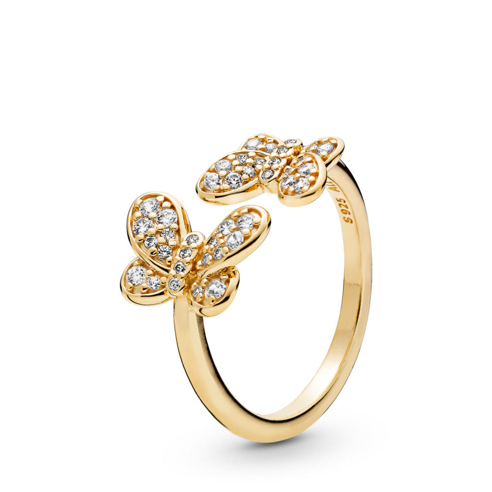 Dazzling butterflies ring sales
