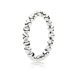 Seven Season Forever Love Stackable Heart Ring Pandora
