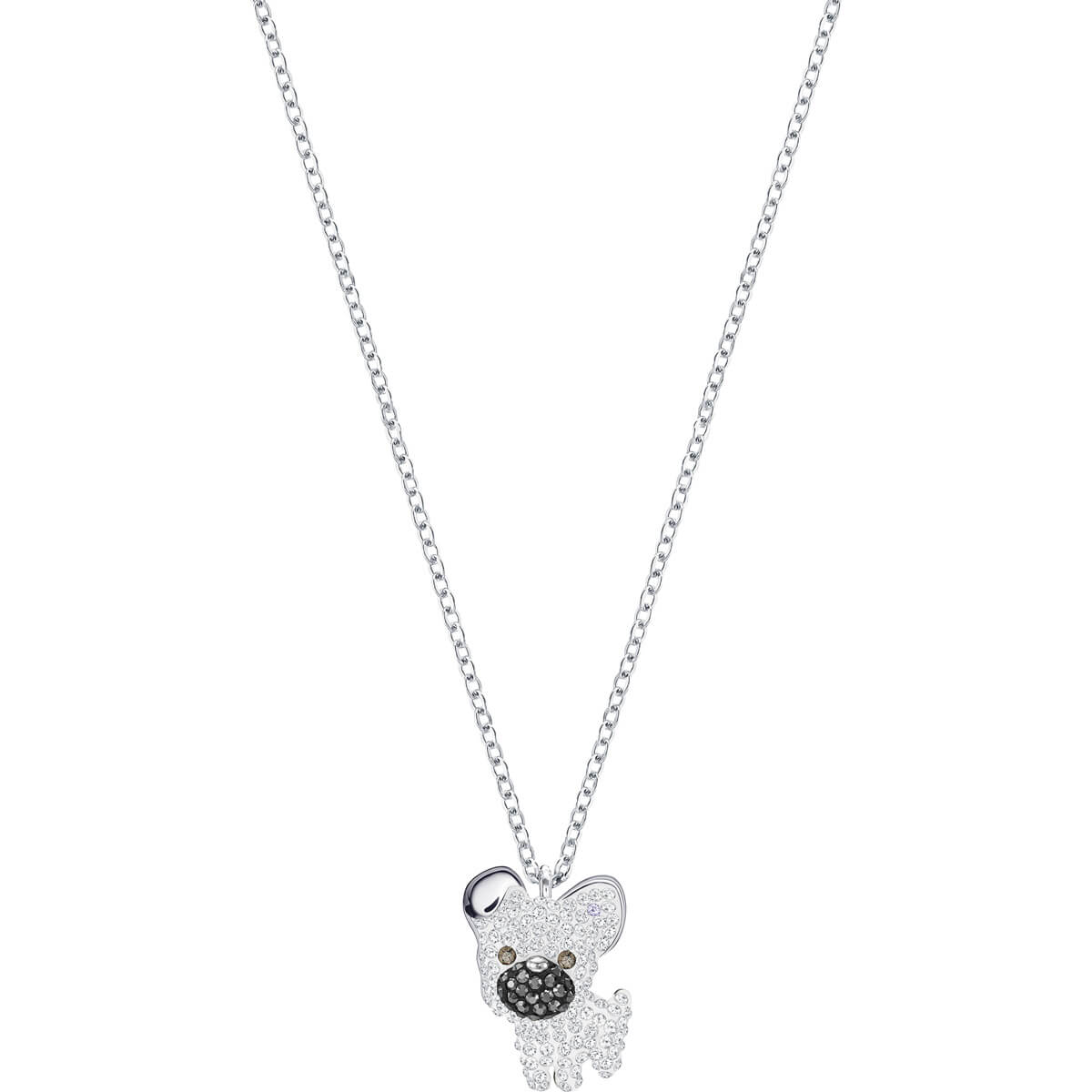 Swarovski dog pendant top