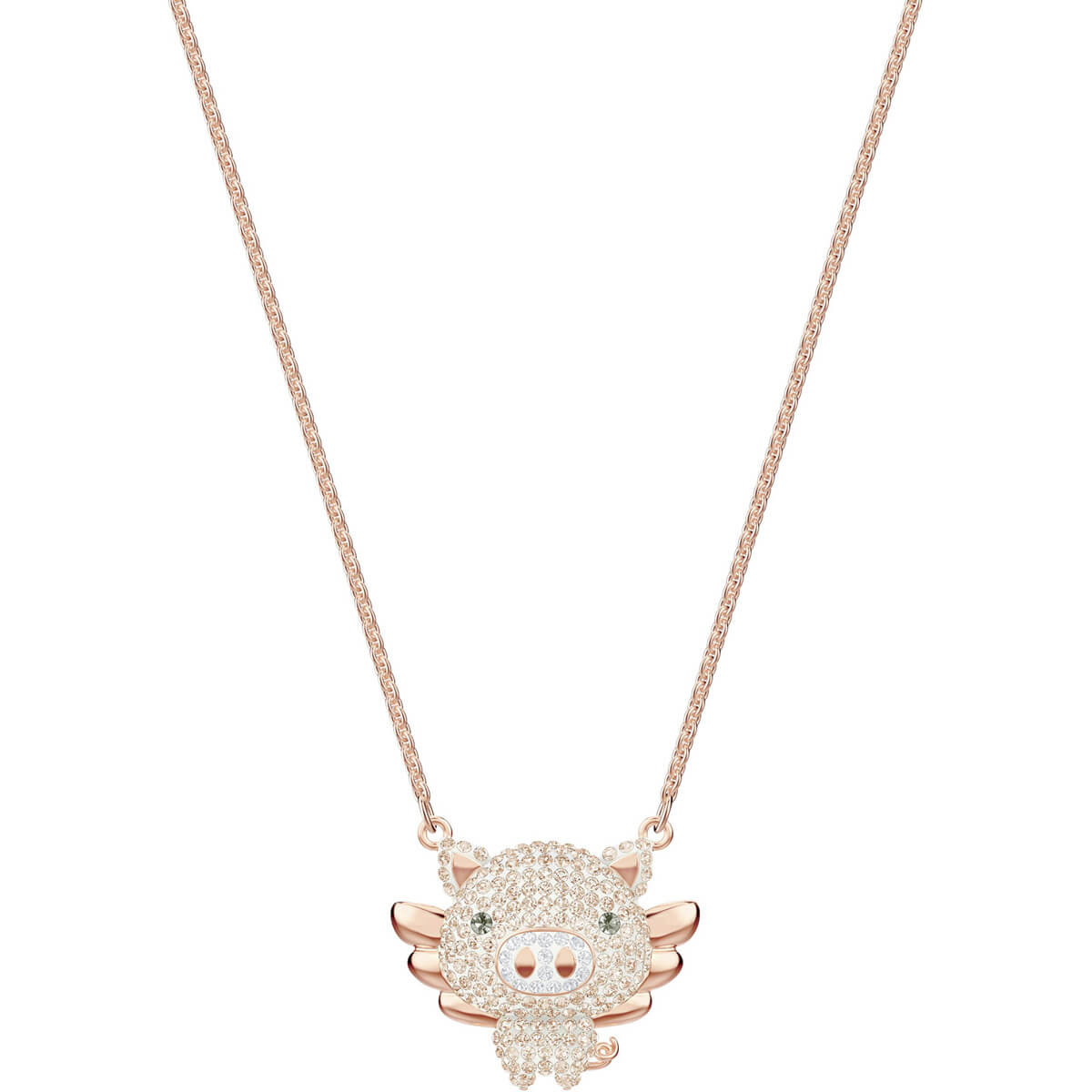 Swarovski shop pig necklace