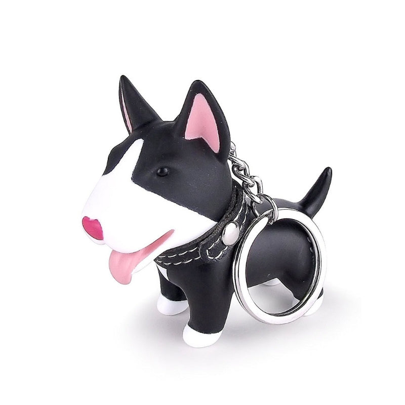 Pet Me Doggie Torri Bull Terrier Key Chain