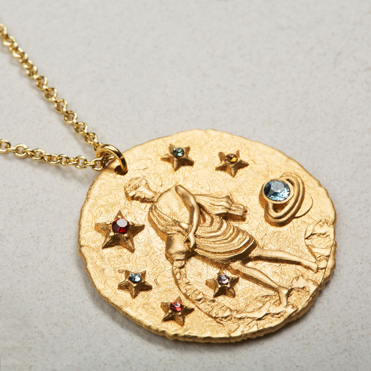 Maje star sign store necklace