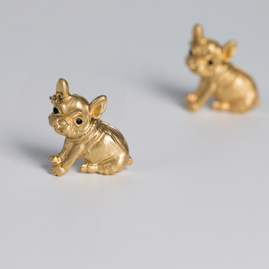 French top bulldog brooch