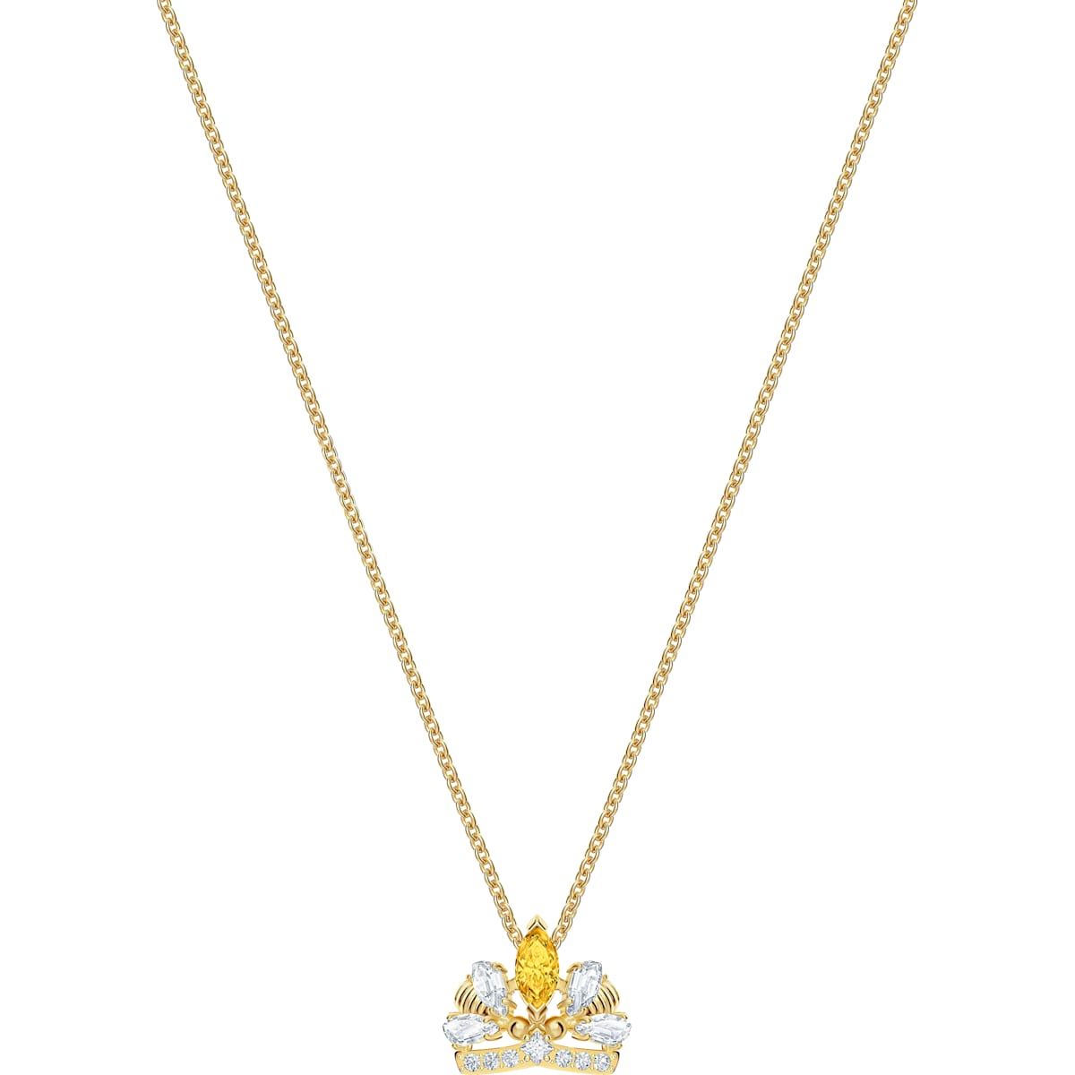 Bee A Queen Yellow Gold Tone Plated Pendant Necklace Seven Season
