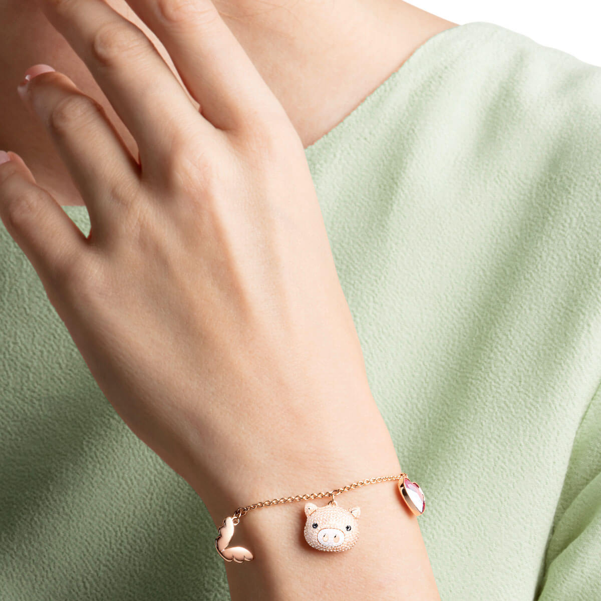 Swarovski 2025 pig bracelet