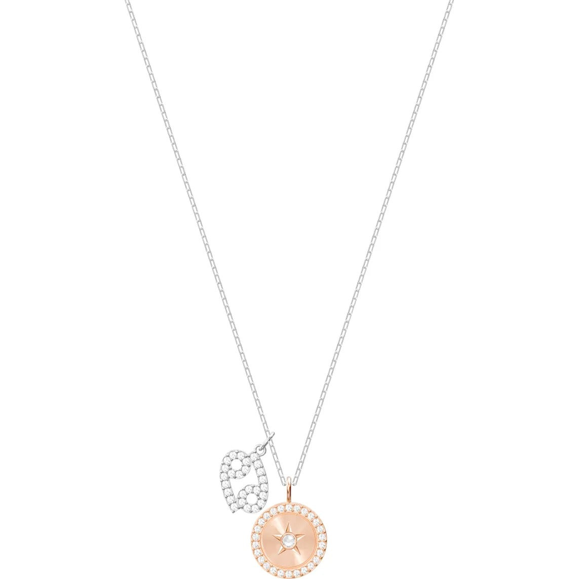 Zodiac Leo White Rhodium Plated Pendant Necklace Seven Season