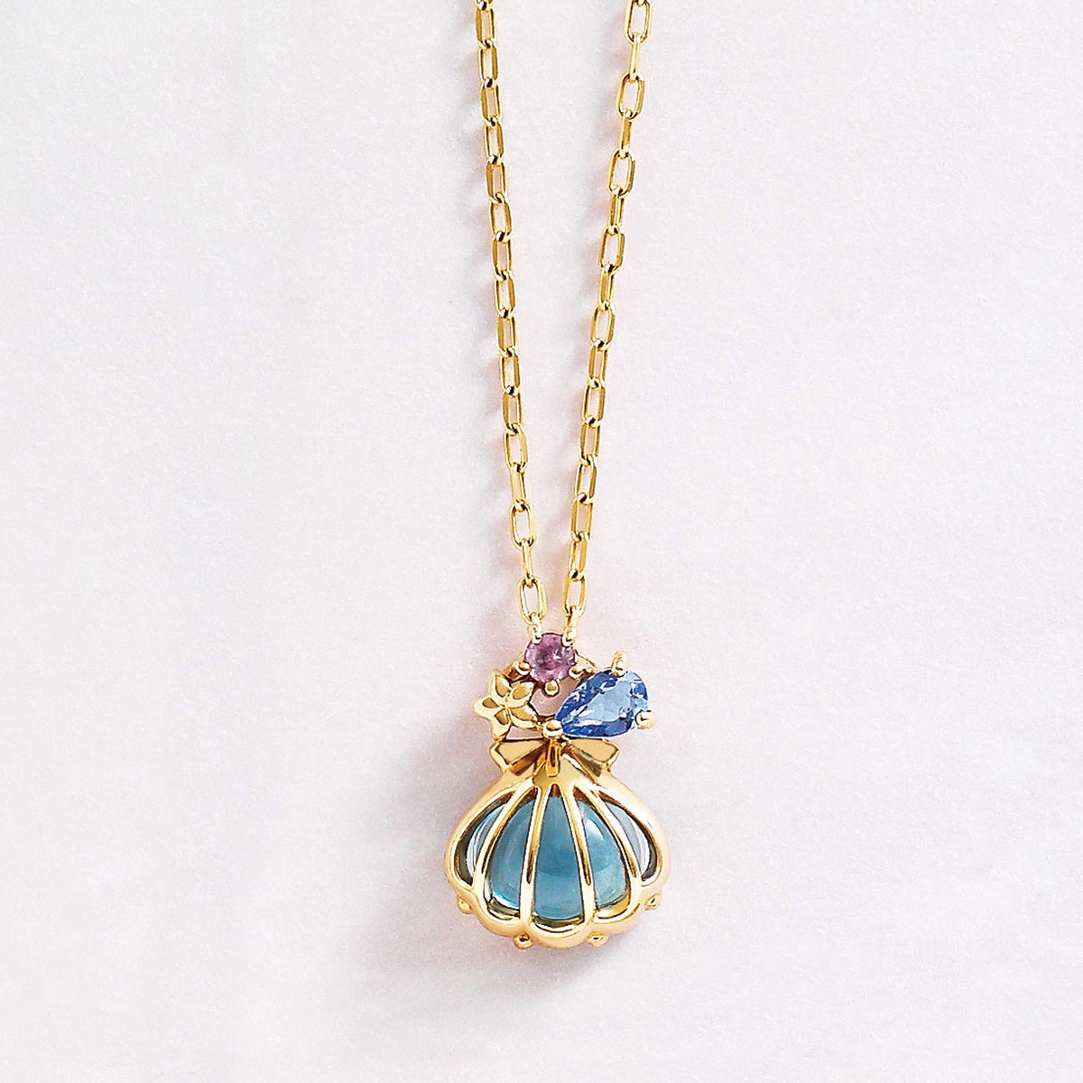 The Little Mermaid Ariel Kiss the Girl Necklace