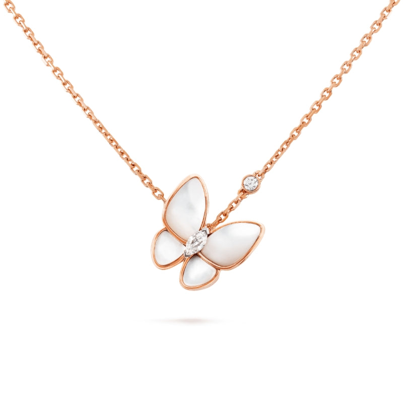 Van Cleef & Arpels Rose Gold, Diamond And Mother Of Pearl