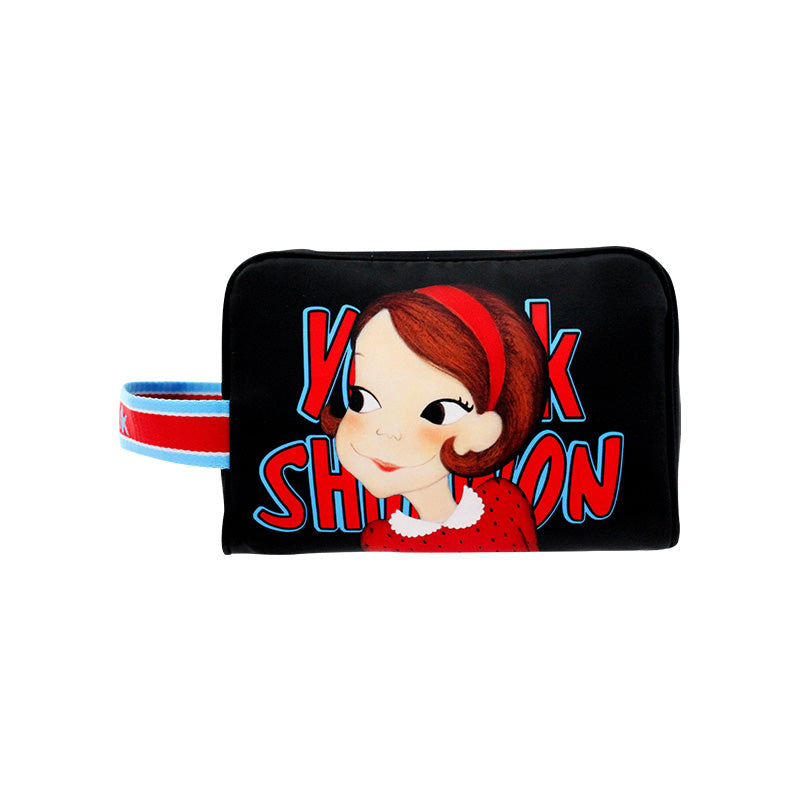 Youk Shim Won キャラクター ハンドバッグ　新品未使用✨ Cute Ria Black Pouch - Seven Season