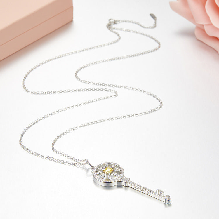 Key to happiness necklace cheap