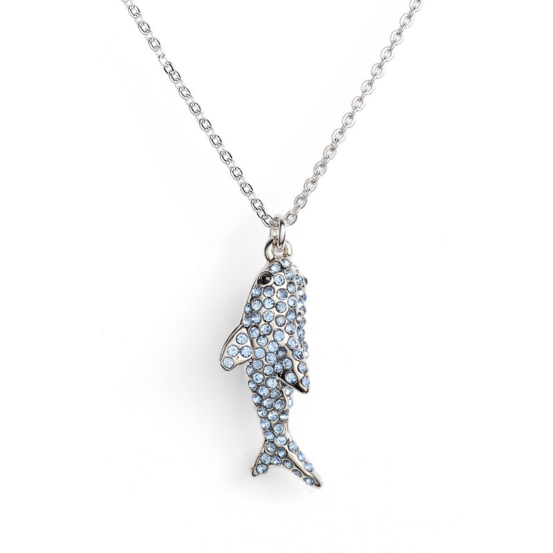 California Dreaming Pave Shark Mini Necklace Seven Season
