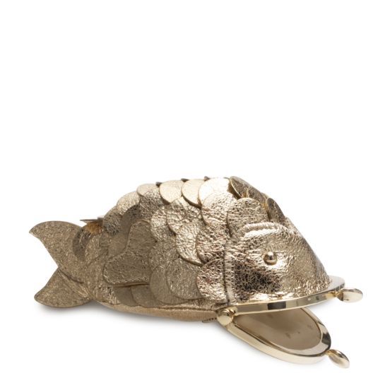 Enchantment Under the Sea Gold Koi Fish Coin Purse