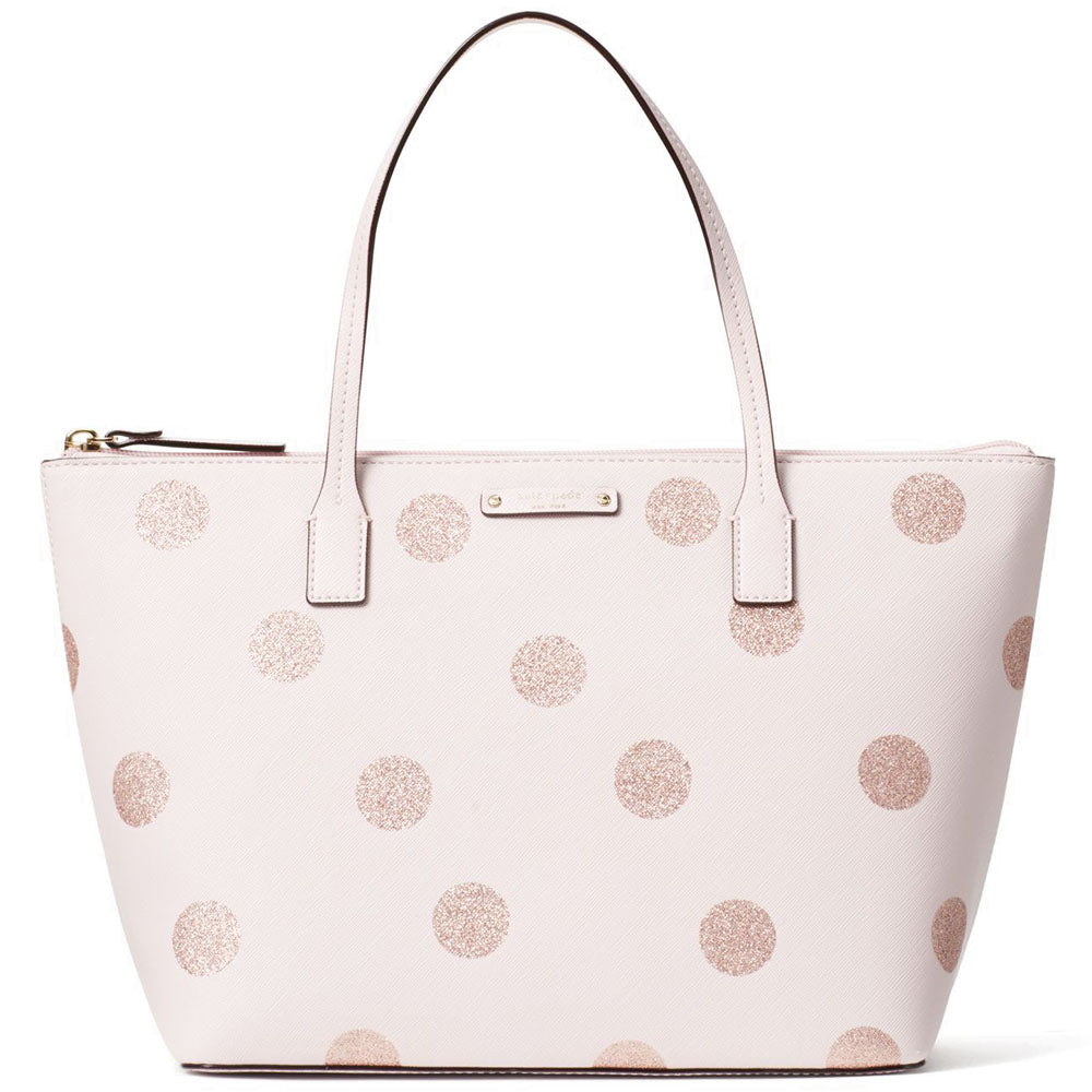 Haven Lane Hani Plum Dawn Glitter Polka Dots Tote - Seven Season