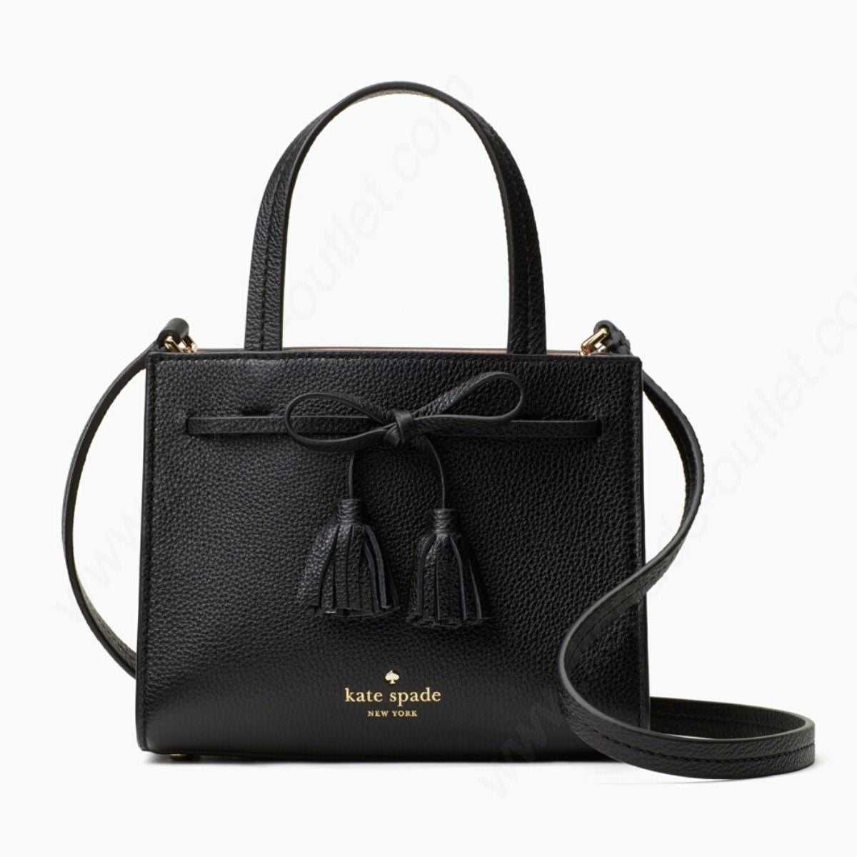 Hayes Street Small Black Sam Satchel Bag