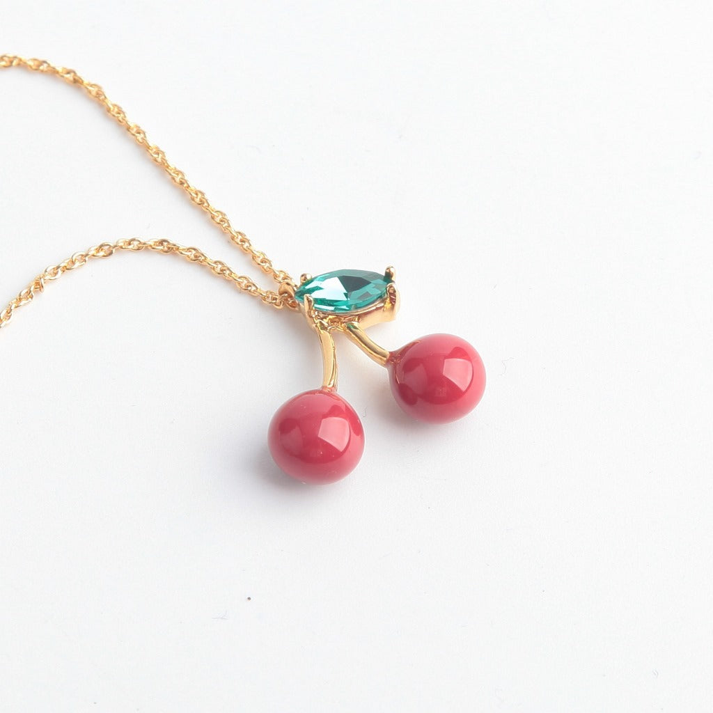 Kate spade top cherry necklace