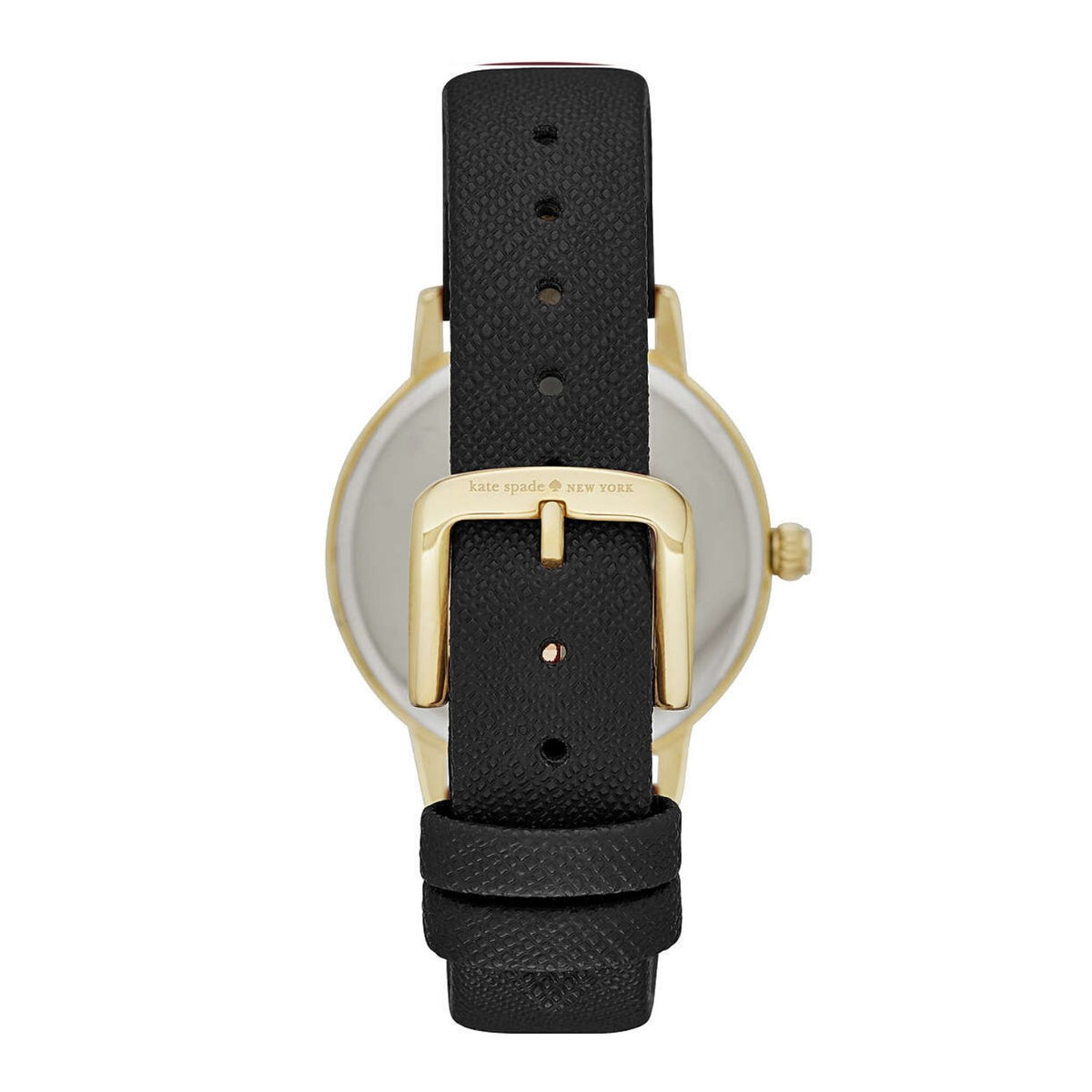 Kate spade watch black leather strap on sale