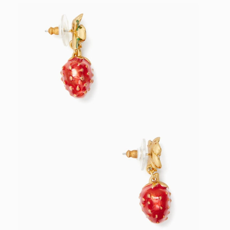 Strawberry earrings deals kate spade
