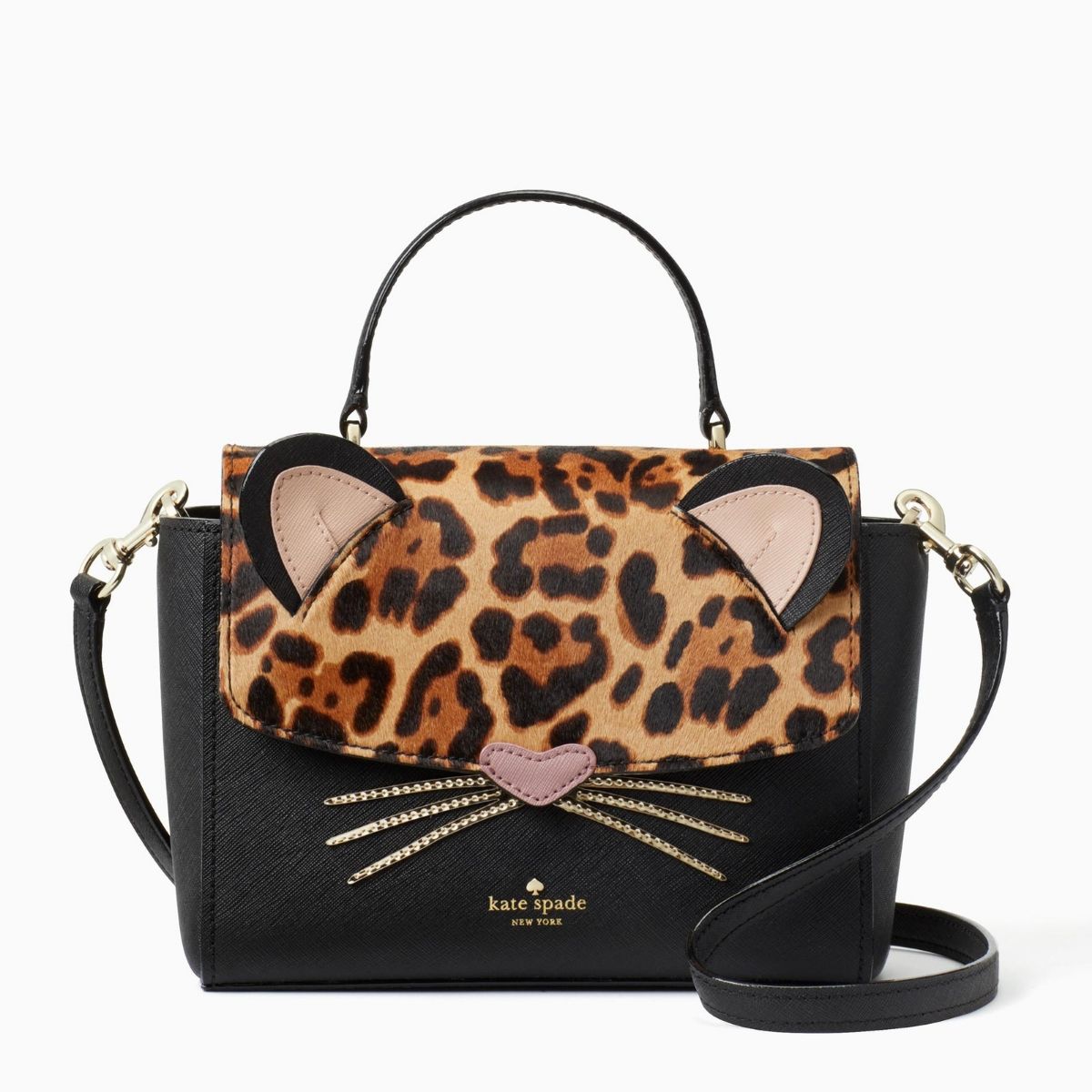 Kate spade cat purse leopard Clearance