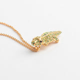 kate spade new york Swamped Pave Alligator Pendant Necklace-Seven Season