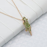 kate spade new york Swamped Pave Alligator Pendant Necklace-Seven Season