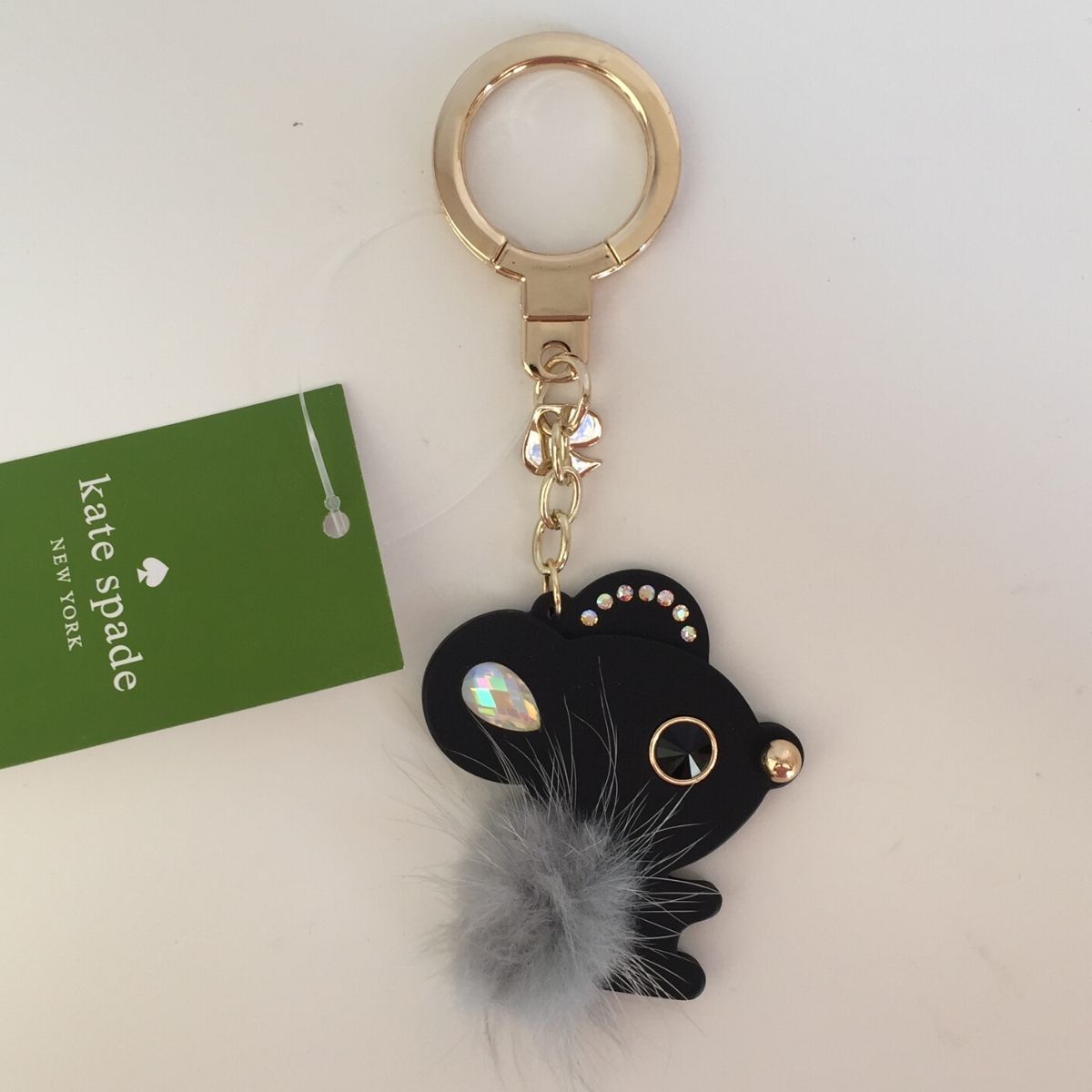 Kate spade owl keychain online