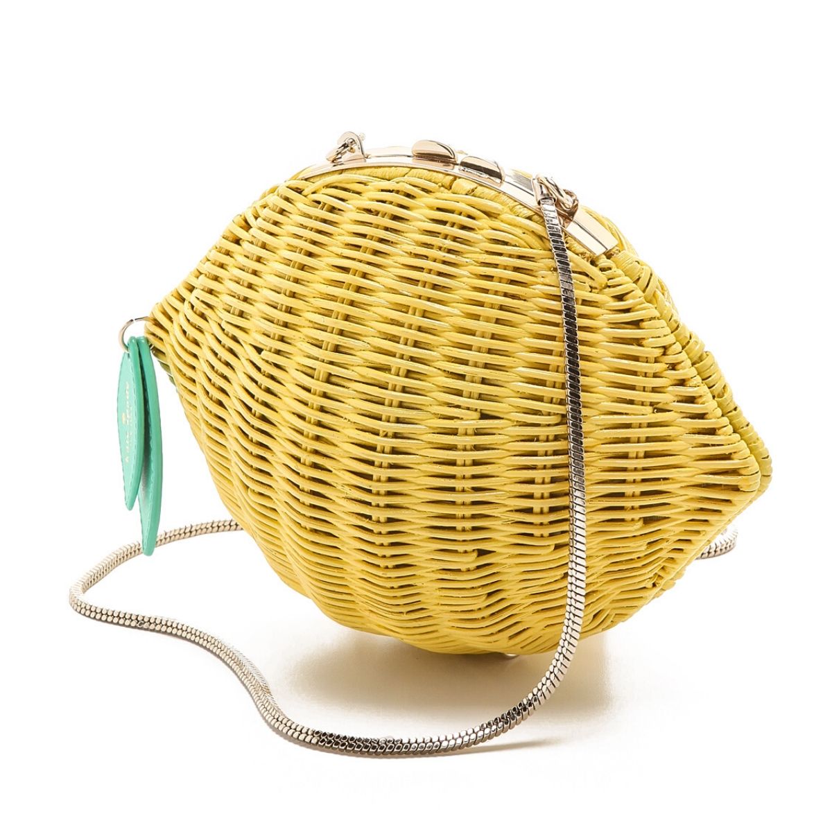 Kate spade lemon wicker purse Clearance