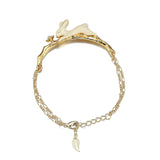 Seven Season Enamel Bunny Rabbit Chain Bracelet
