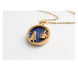 Alice in Wonderland Alice and Castle Necklace-Seven Season