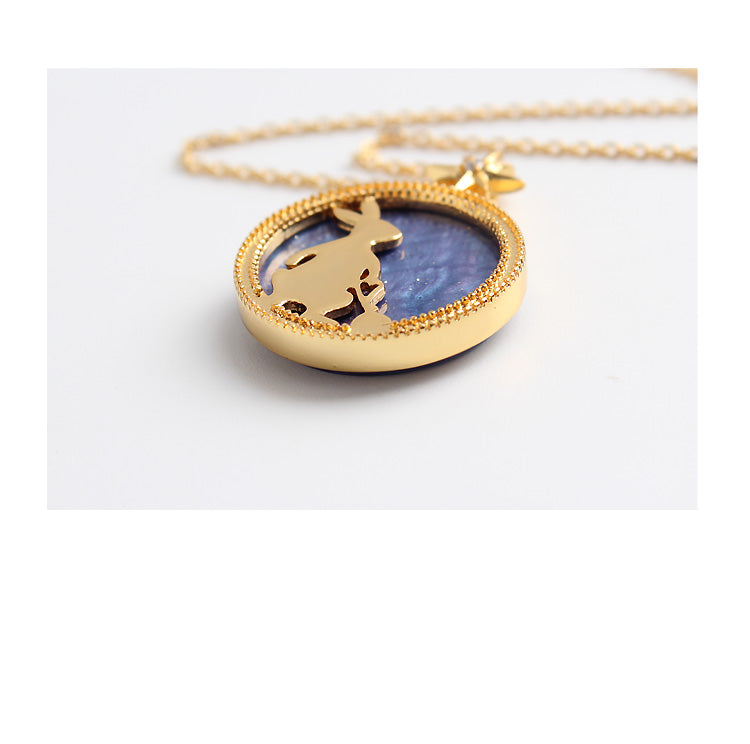 White rabbit necklace deals