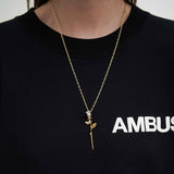 Ambush Rose Charm Necklace-Seven Season