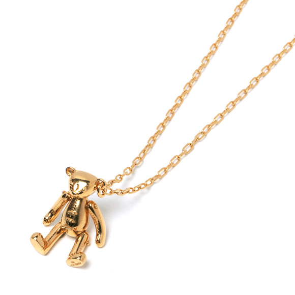 18k Gold Diamond Teddy Bear Charm Necklace For Sale at 1stDibs | diamond teddy  bear necklace, diamond teddy bear pendant, teddy bear necklace charm