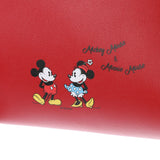 COLORS By Jennifer Sky Mickey Mouse and Minnie Mouse Red Tote Bag-Seven Season