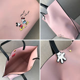 COLORS By Jennifer Sky Mickey Mouse and Minnie Mouse Tote Bag-Seven Season