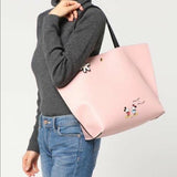 COLORS By Jennifer Sky Mickey Mouse and Minnie Mouse Tote Bag-Seven Season