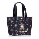 Coach Disney Thumper Midnight Black Canvas Tote-Seven Season