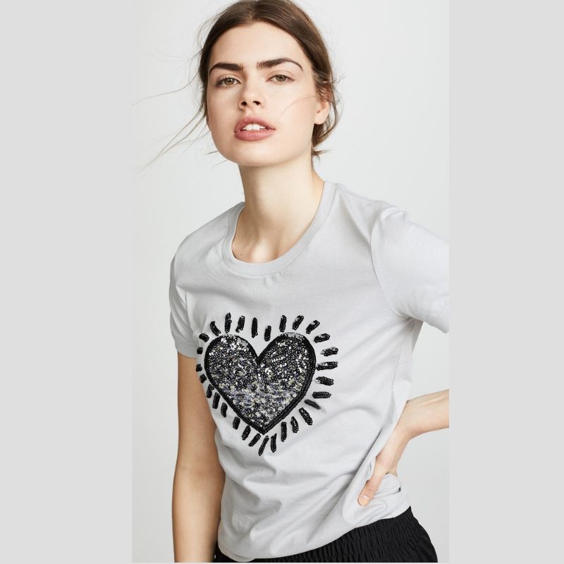 Keith Haring Embellished T-Shirt - Seven Season