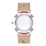 Coach Perry Pink Leather Strap Heart Watch-Seven Season