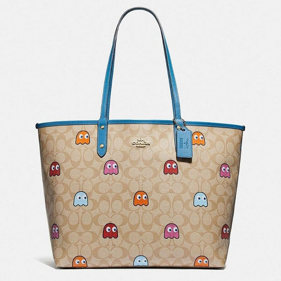 Coach signature reversible best sale tote